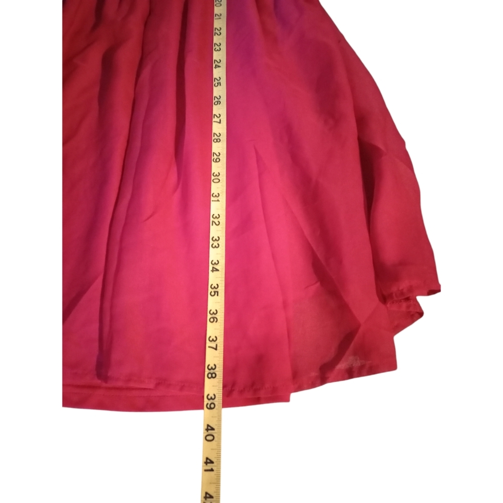 American Rag Red Eyelet Mix Fabric Shirt Dress Country Cottagecore Cowgirl 1X - Picture 12 of 12